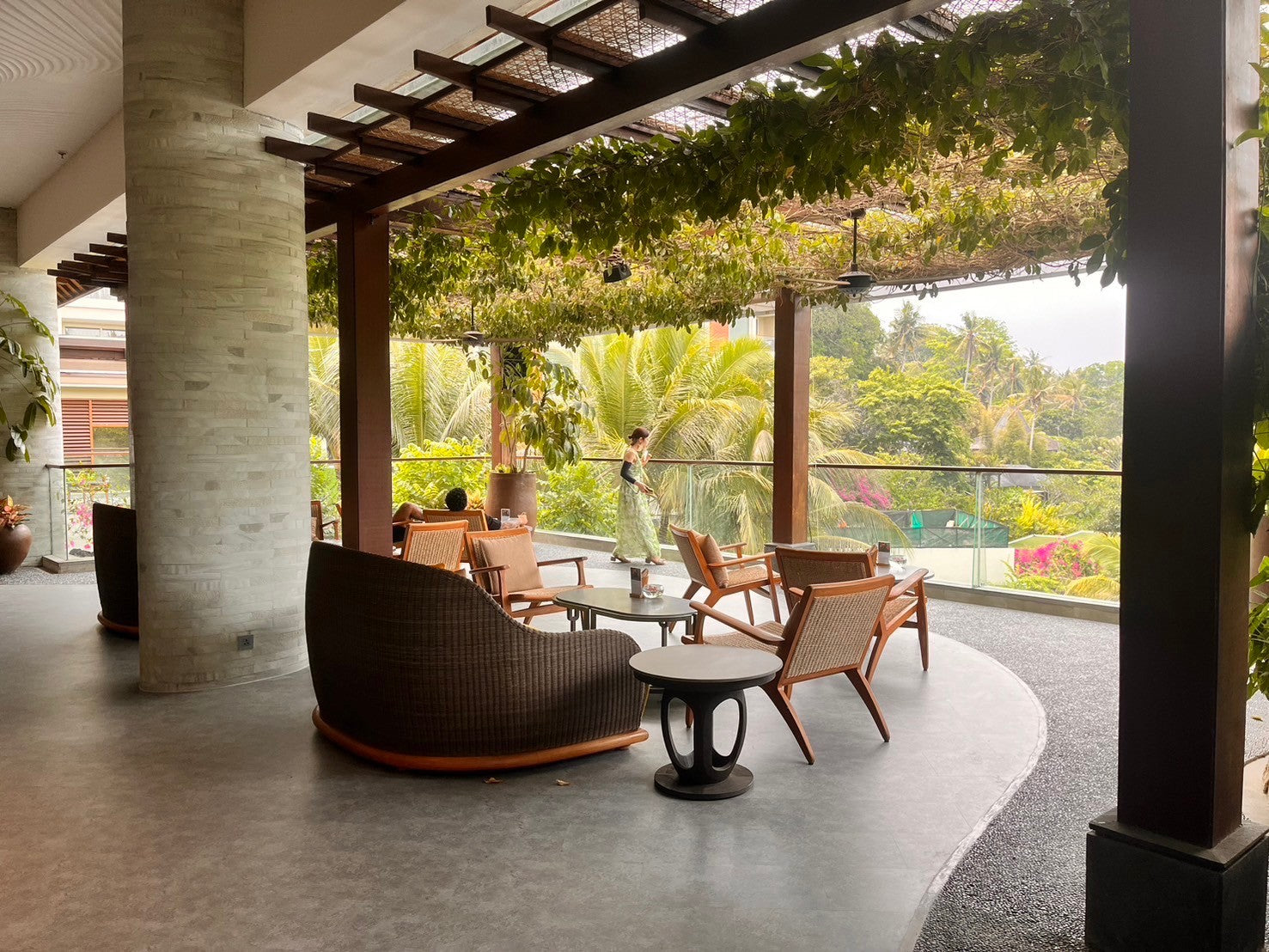 開放的なロビー