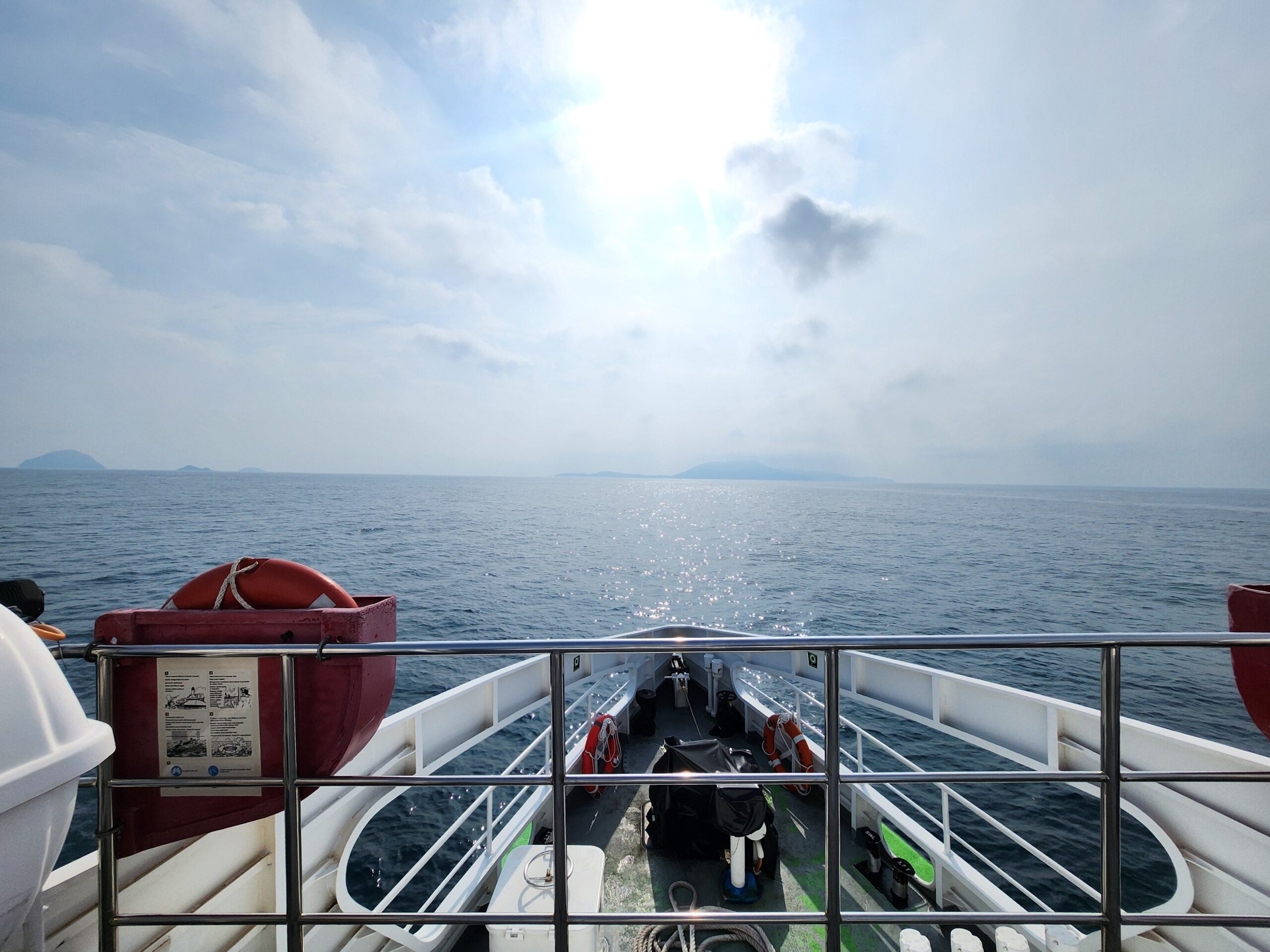 フェリーの景色