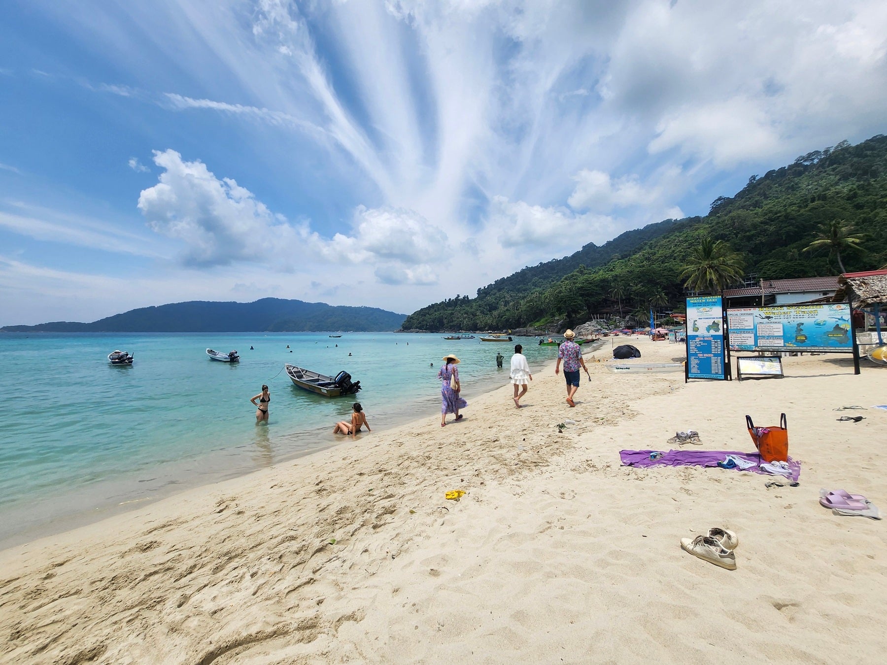 ゆったりと時間が流れるビーチ