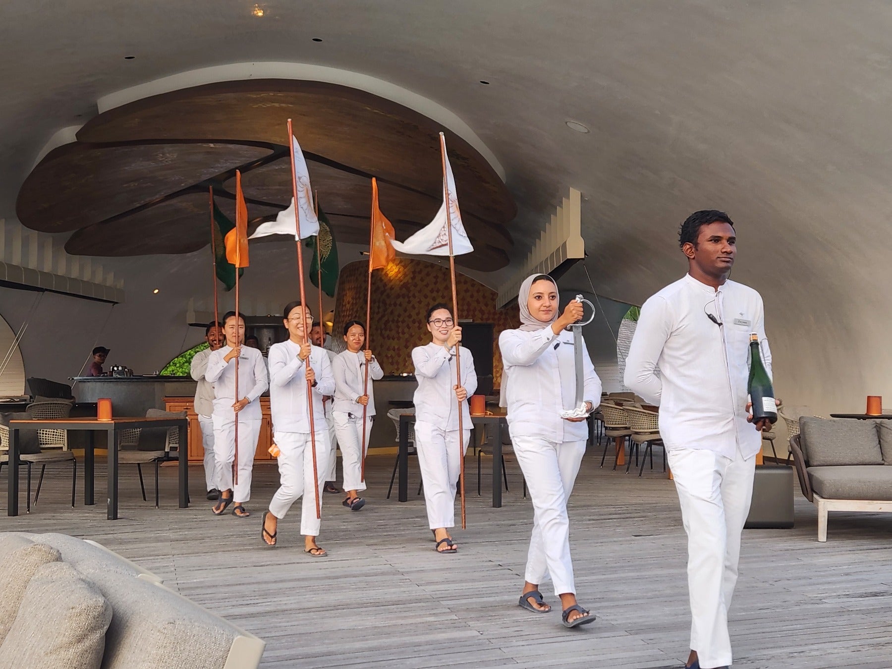 ホエールバーのシャンパンサブラージュ