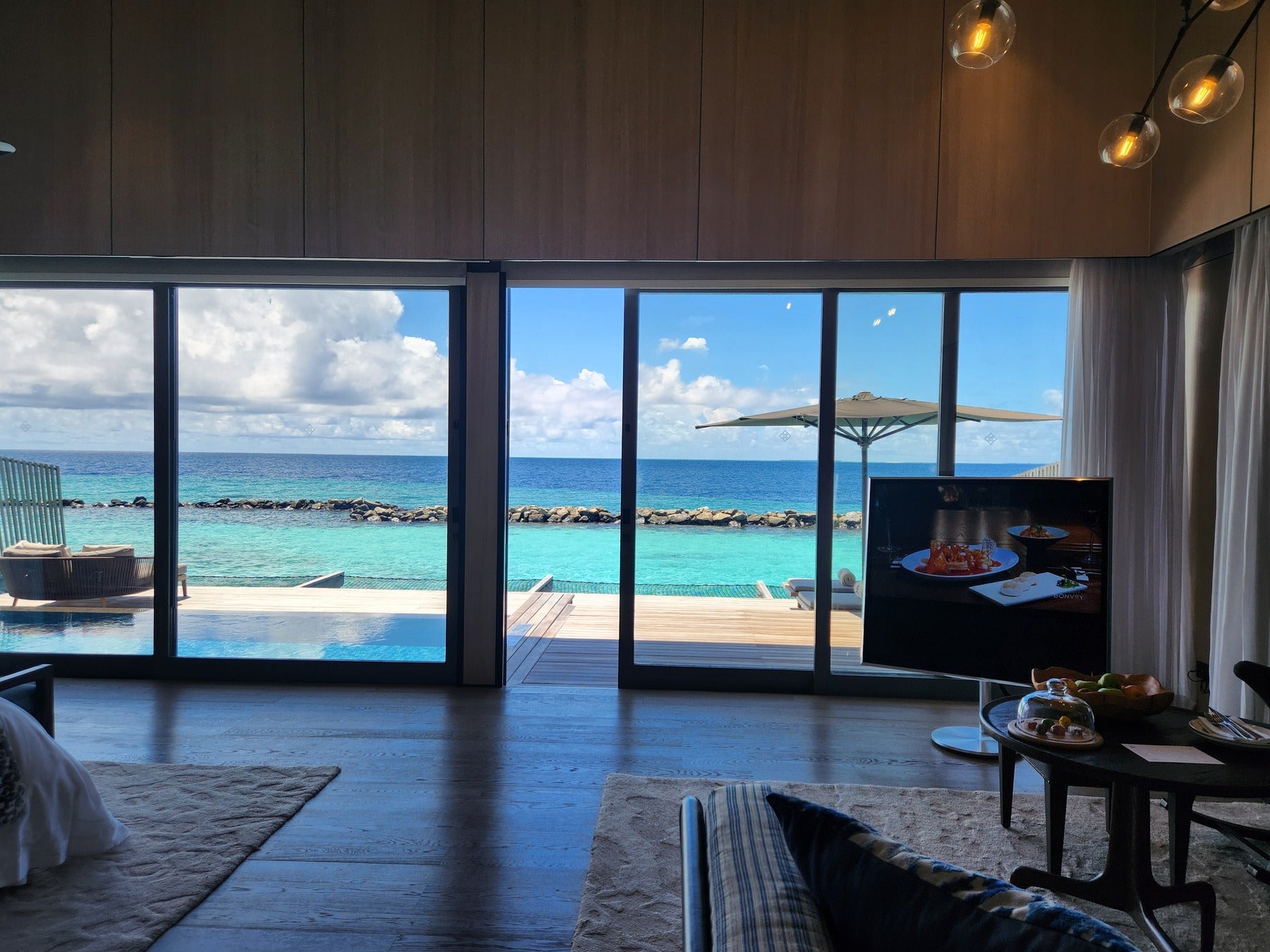 客室からのオーシャンビュー