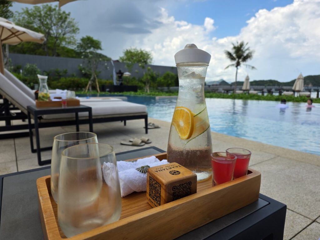 サービスでいただいたドリンク