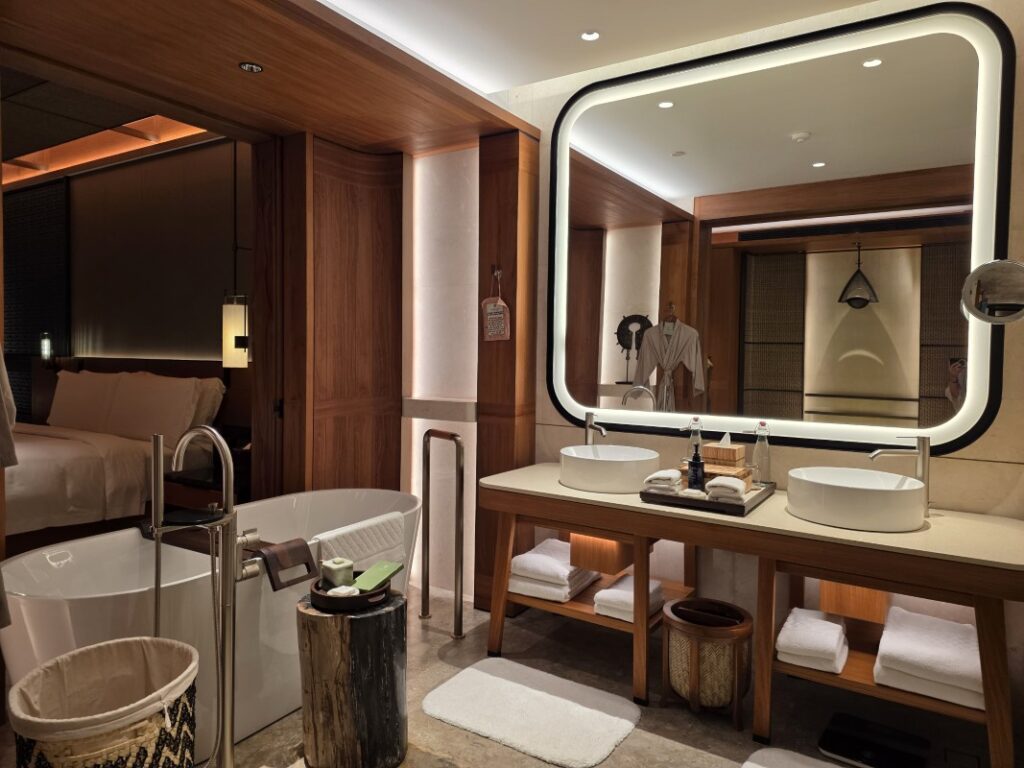 開放的なバスルーム