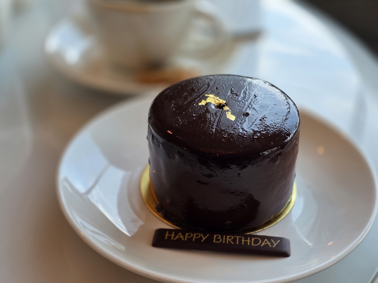 誕生日に用意していただいたケーキ。